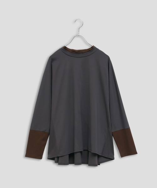 Kelen(ケレン)の「「KELEN / ケレン」バックフレアポンチプルオーバー(Tシャツ/カットソー・レディース・ネイビー/ブラウン/チャコールグレー・S/M)」の20枚目の写真