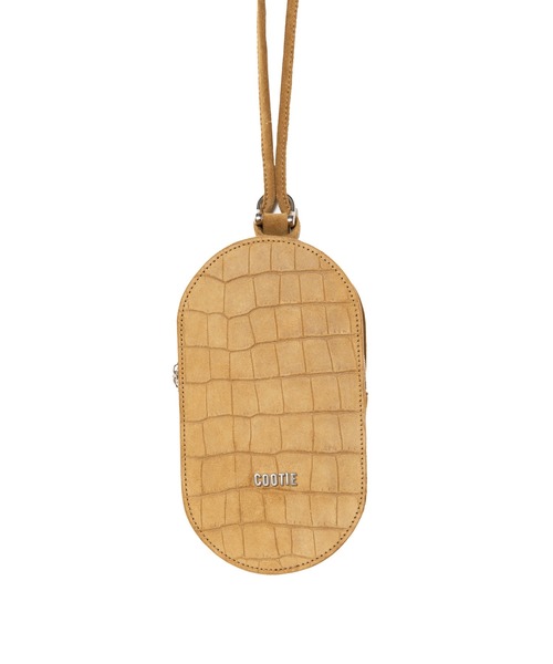 COOTIE PRODUCTIONS（クーティープロダクションズ）の「Leather Pill Bag（ショルダーバッグ・メンズ・ベージュ系その他/ブラック・FREE）」の8枚目の写真