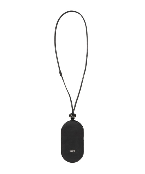 COOTIE PRODUCTIONS（クーティープロダクションズ）の「Leather Pill Bag（ショルダーバッグ・メンズ・ベージュ系その他/ブラック・FREE）」の3枚目の写真