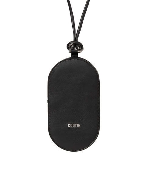 COOTIE PRODUCTIONS（クーティープロダクションズ）の「Leather Pill Bag（ショルダーバッグ・メンズ・ベージュ系その他/ブラック・FREE）」の7枚目の写真
