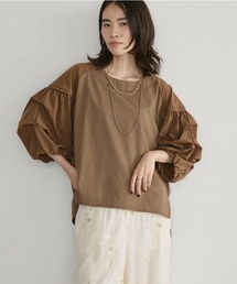 Doux archives | 【接触冷感/イージーケア】タックデザイントップス/(Tシャツ/カットソー)