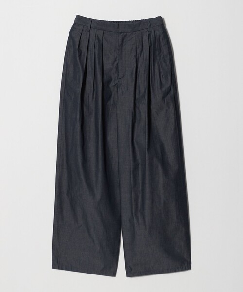 UNITED ARROWS(ユナイテッドアローズ)の「デニムライク タック ビッグ ワイドパンツ(スラックス・レディース・ネイビー・38/36)」の9枚目の写真