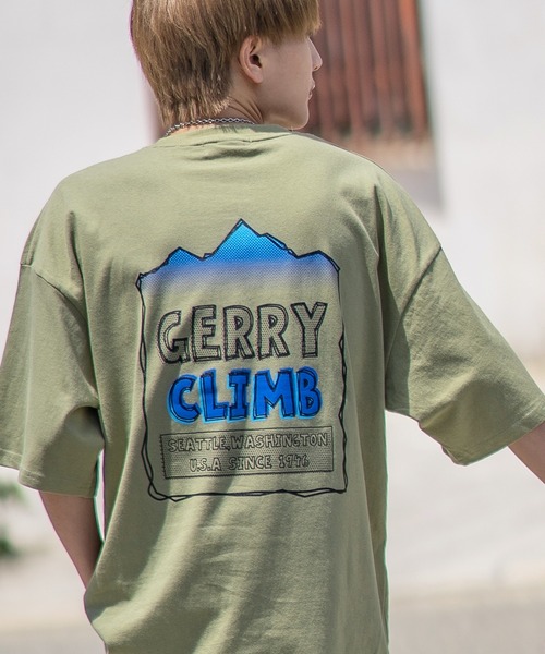 En serio TOKYO（エンソリオトーキョー）の「【GERRY】別注MT手書き風ロゴ半袖Tシャツ 42-9152G-IMP（Tシャツ/カットソー・メンズ・カーキ/ダークブルー/ホワイト/ブラック/オートミール・MEDIUM/SMALL/LARGE/X-LARGE）」の4枚目の写真