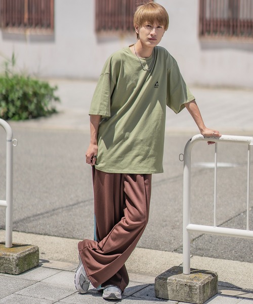En serio TOKYO（エンソリオトーキョー）の「【GERRY】別注MT手書き風ロゴ半袖Tシャツ 42-9152G-IMP（Tシャツ/カットソー・メンズ・カーキ/ダークブルー/ホワイト/ブラック/オートミール・MEDIUM/SMALL/LARGE/X-LARGE）」の8枚目の写真