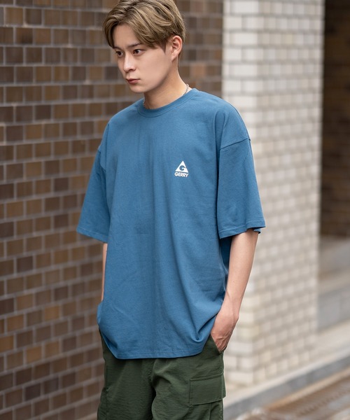 En serio TOKYO（エンソリオトーキョー）の「【GERRY】別注MT手書き風ロゴ半袖Tシャツ 42-9152G-IMP（Tシャツ/カットソー・メンズ・カーキ/ダークブルー/ホワイト/ブラック/オートミール・MEDIUM/SMALL/LARGE/X-LARGE）」の10枚目の写真