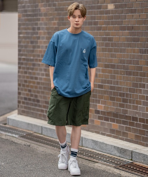 En serio TOKYO（エンソリオトーキョー）の「【GERRY】別注MT手書き風ロゴ半袖Tシャツ 42-9152G-IMP（Tシャツ/カットソー・メンズ・カーキ/ダークブルー/ホワイト/ブラック/オートミール・MEDIUM/SMALL/LARGE/X-LARGE）」の12枚目の写真