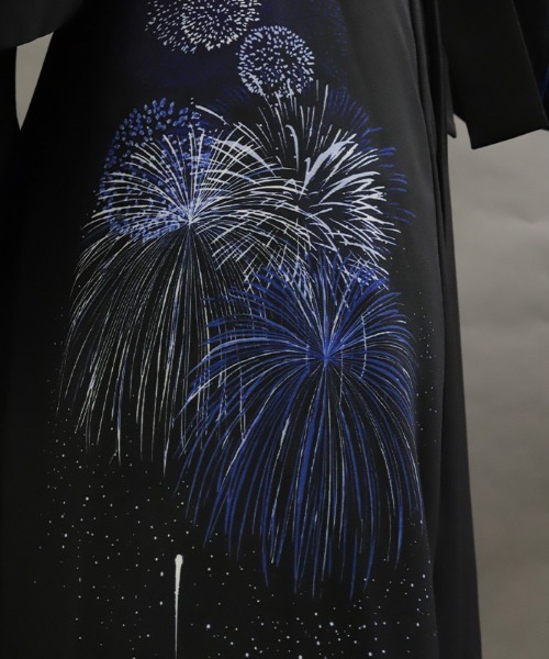 REZEN(リゼン)の「花火プリント袴スカート(スカート・メンズ・ブルーパープル/イエロー/ローズ・SMALL/MEDIUM)」の21枚目の写真