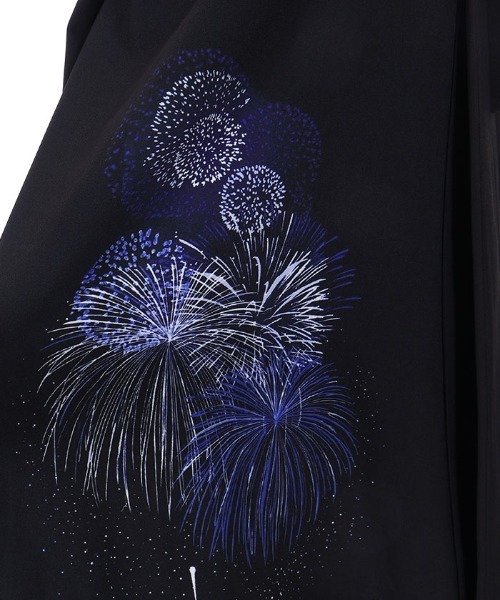 REZEN(リゼン)の「花火プリント袴スカート(スカート・メンズ・ブルーパープル/イエロー/ローズ・SMALL/MEDIUM)」の14枚目の写真