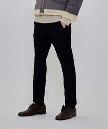 ADHOC（アドホック）の「男性TRテーパードフィットサイドバンディングパンツ（ブラック）（スラックス）」