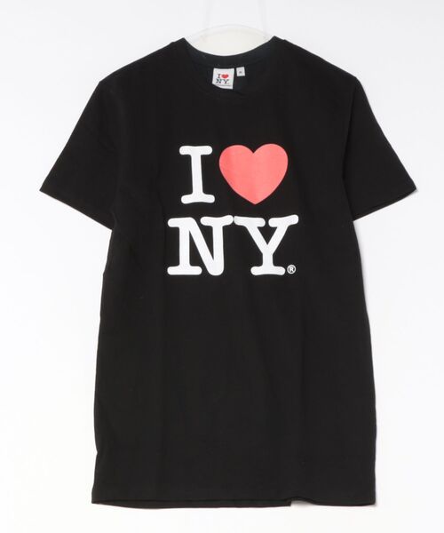 Revo.(レボ)の「GRAND SLAM グランドスラム I LOVE NY T-SHIRT アイ ラブ ニューヨーク ロゴプリント Tシャツ(Tシャツ/カットソー・メンズ・ホワイト/ブラック・XL/S/L/M)」の1枚目の写真