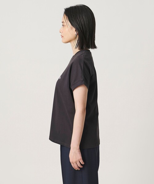 A DAY IN THE LIFE UNITED ARROWS(アデイインザライフユナイテッドアローズ)の「クリニクラウン プリントTシャツ <A DAY IN THE LIFE>(Tシャツ/カットソー・レディース・ホワイト/モカ/ダークグレー・FREE)」の7枚目の写真