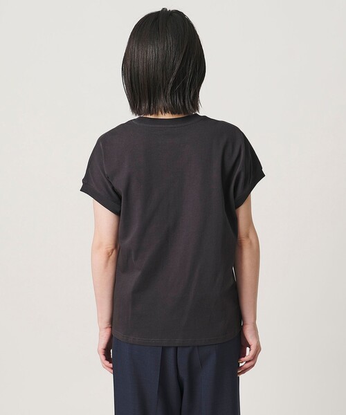 A DAY IN THE LIFE UNITED ARROWS(アデイインザライフユナイテッドアローズ)の「クリニクラウン プリントTシャツ <A DAY IN THE LIFE>(Tシャツ/カットソー・レディース・ホワイト/モカ/ダークグレー・FREE)」の8枚目の写真