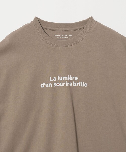 A DAY IN THE LIFE UNITED ARROWS(アデイインザライフユナイテッドアローズ)の「クリニクラウン プリントTシャツ <A DAY IN THE LIFE>(Tシャツ/カットソー・レディース・ホワイト/モカ/ダークグレー・FREE)」の10枚目の写真