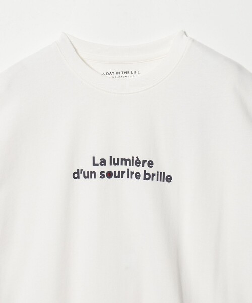 A DAY IN THE LIFE UNITED ARROWS(アデイインザライフユナイテッドアローズ)の「クリニクラウン プリントTシャツ <A DAY IN THE LIFE>(Tシャツ/カットソー・レディース・ホワイト/モカ/ダークグレー・FREE)」の15枚目の写真