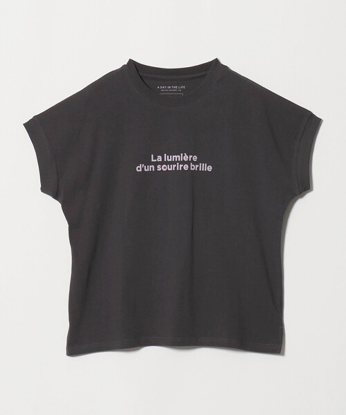 A DAY IN THE LIFE UNITED ARROWS(アデイインザライフユナイテッドアローズ)の「クリニクラウン プリントTシャツ <A DAY IN THE LIFE>(Tシャツ/カットソー・レディース・ホワイト/モカ/ダークグレー・FREE)」の18枚目の写真