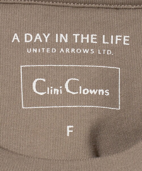 A DAY IN THE LIFE UNITED ARROWS(アデイインザライフユナイテッドアローズ)の「クリニクラウン プリントTシャツ <A DAY IN THE LIFE>(Tシャツ/カットソー・レディース・ホワイト/モカ/ダークグレー・FREE)」の22枚目の写真