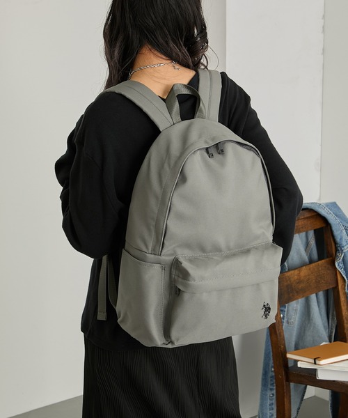 U.S. POLO ASSN.(ユーエスポロアッスン)の「【U.S. POLO ASSN.】ラウンドバックパック リュック USPA-2741(バックパック/リュック・レディース・ブラック/オフホワイト/ピンク/グリーン/レッド/グレー/ブルー/イエロー/ネイビー/ベージュ・FREE)」の11枚目の写真