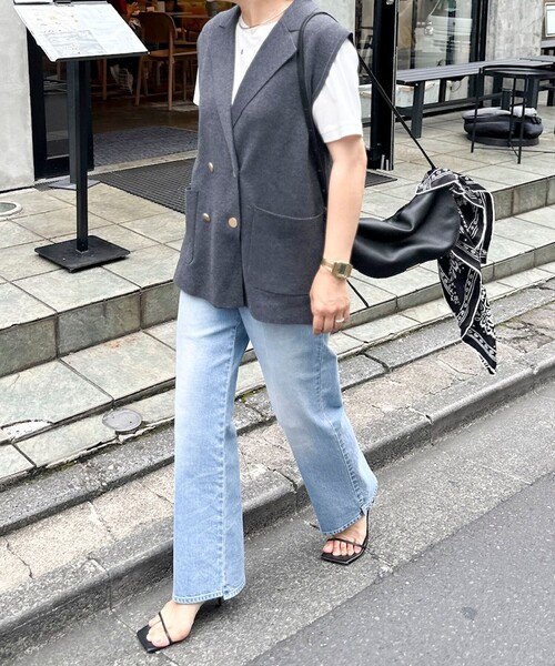 NOLLEY’S(ノーリーズ)の「テーラーWベスト(ベスト・レディース・ネイビー/グレー・38)」の15枚目の写真