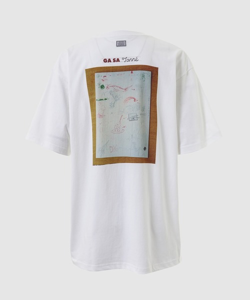 TANGTANG(タンタン)の「GASATANG/E9:SANAISERV(Tシャツ/カットソー・メンズ・ホワイト・S/M/L/XL)」の2枚目の写真