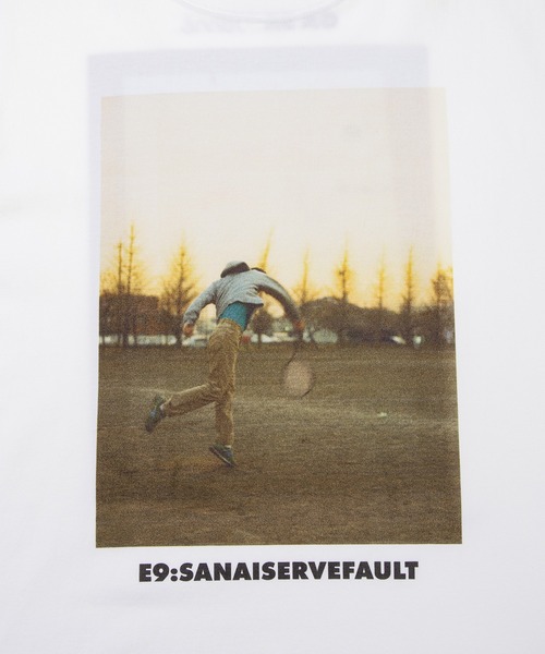 TANGTANG(タンタン)の「GASATANG/E9:SANAISERV(Tシャツ/カットソー・メンズ・ホワイト・S/M/L/XL)」の3枚目の写真