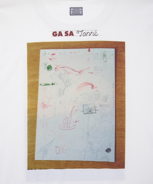 TANGTANG(タンタン)の「GASATANG/E9:SANAISERV(Tシャツ/カットソー・メンズ・ホワイト・S/M/L/XL)」の4枚目の写真