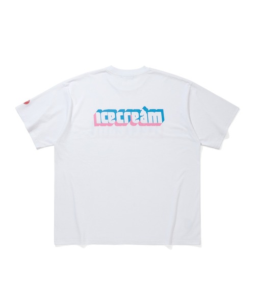 ICECREAM(アイスクリーム)の「COTTON T-SHIRT_ICECREAM(Tシャツ/カットソー・メンズ・ホワイト/ブラック/ピンク・SMALL/MEDIUM/LARGE/X-LARGE)」の4枚目の写真