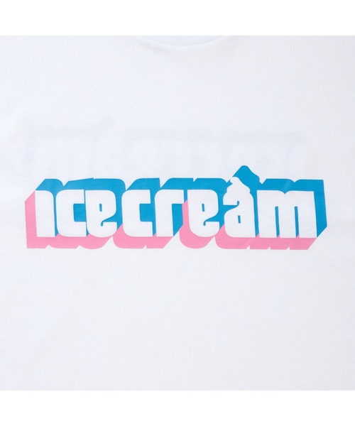 ICECREAM(アイスクリーム)の「COTTON T-SHIRT_ICECREAM(Tシャツ/カットソー・メンズ・ホワイト/ブラック/ピンク・SMALL/MEDIUM/LARGE/X-LARGE)」の7枚目の写真