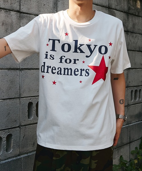 AFB(エーエフビー)の「TOKYO GLITTER TEE(Tシャツ/カットソー・メンズ・ホワイト/ブラック・MEDIUM/LARGE/X-LARGE)」の2枚目の写真