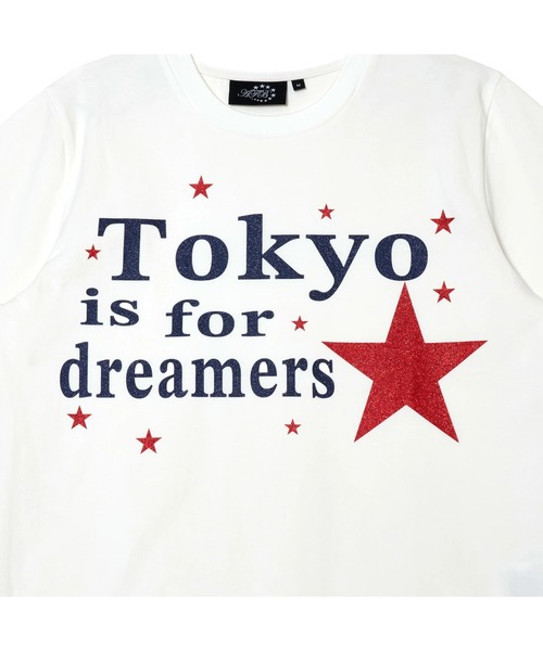 AFB(エーエフビー)の「TOKYO GLITTER TEE(Tシャツ/カットソー・メンズ・ホワイト/ブラック・MEDIUM/LARGE/X-LARGE)」の5枚目の写真