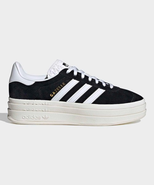 adidas(アディダス)の「ガゼルボールド / Gazelle Bold / 厚底スニーカー / アディダスオリジナルス adidas Originals(スニーカー・レディース・ブラック・22.0cm/22.5cm/23.0cm/23.5cm/24.0cm/24.5cm/25.0cm/25.5cm/26.0cm/26.5cm/27.0cm/27.5cm/28.0cm)」の1枚目の写真