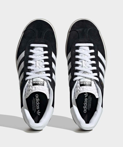 adidas(アディダス)の「ガゼルボールド / Gazelle Bold / 厚底スニーカー / アディダスオリジナルス adidas Originals(スニーカー・レディース・ブラック・22.0cm/22.5cm/23.0cm/23.5cm/24.0cm/24.5cm/25.0cm/25.5cm/26.0cm/26.5cm/27.0cm/27.5cm/28.0cm)」の2枚目の写真
