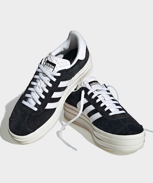 adidas(アディダス)の「ガゼルボールド / Gazelle Bold / 厚底スニーカー / アディダスオリジナルス adidas Originals(スニーカー・レディース・ブラック・22.0cm/22.5cm/23.0cm/23.5cm/24.0cm/24.5cm/25.0cm/25.5cm/26.0cm/26.5cm/27.0cm/27.5cm/28.0cm)」の4枚目の写真
