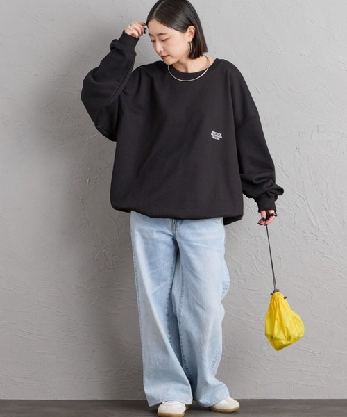 MARMOT（マーモット）の「【WEB先行予約】[Marmot/マーモット] 別注 バーティカルロゴ バックプリントスウェット（スウェット・レディース・チャコール/ブラック/ベージュ・XL/M/S/L）」の11枚目の写真
