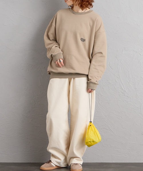 MARMOT（マーモット）の「【WEB先行予約】[Marmot/マーモット] 別注 バーティカルロゴ バックプリントスウェット（スウェット・レディース・チャコール/ブラック/ベージュ・XL/M/S/L）」の22枚目の写真