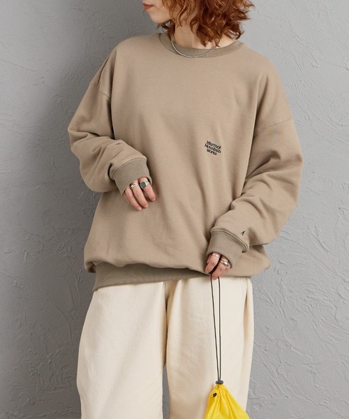 MARMOT（マーモット）の「【WEB先行予約】[Marmot/マーモット] 別注 バーティカルロゴ バックプリントスウェット（スウェット・レディース・チャコール/ブラック/ベージュ・XL/M/S/L）」の19枚目の写真