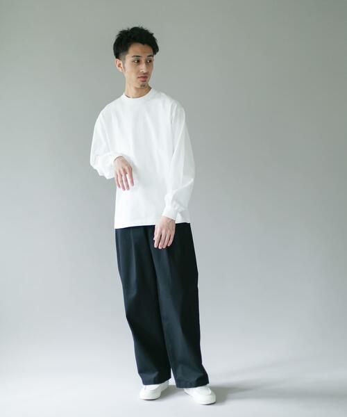 URBAN RESEARCH DOORS(アーバンリサーチドアーズ)の「10.5オンス ヘビーウェイトロングスリーブ Tシャツ(Tシャツ/カットソー・メンズ・グレー系その他/ホワイト/チャコールグレー・MEDIUM/LARGE)」の10枚目の写真