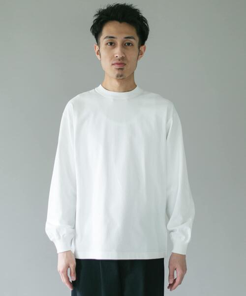 URBAN RESEARCH DOORS(アーバンリサーチドアーズ)の「10.5オンス ヘビーウェイトロングスリーブ Tシャツ(Tシャツ/カットソー・メンズ・グレー系その他/ホワイト/チャコールグレー・MEDIUM/LARGE)」の11枚目の写真