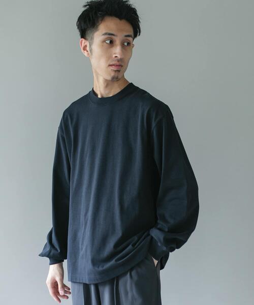URBAN RESEARCH DOORS(アーバンリサーチドアーズ)の「10.5オンス ヘビーウェイトロングスリーブ Tシャツ(Tシャツ/カットソー・メンズ・グレー系その他/ホワイト/チャコールグレー・MEDIUM/LARGE)」の16枚目の写真