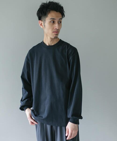 URBAN RESEARCH DOORS(アーバンリサーチドアーズ)の「10.5オンス ヘビーウェイトロングスリーブ Tシャツ(Tシャツ/カットソー・メンズ・グレー系その他/ホワイト/チャコールグレー・MEDIUM/LARGE)」の17枚目の写真