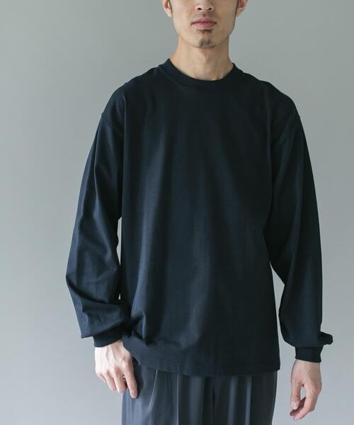 URBAN RESEARCH DOORS(アーバンリサーチドアーズ)の「10.5オンス ヘビーウェイトロングスリーブ Tシャツ(Tシャツ/カットソー・メンズ・グレー系その他/ホワイト/チャコールグレー・MEDIUM/LARGE)」の21枚目の写真