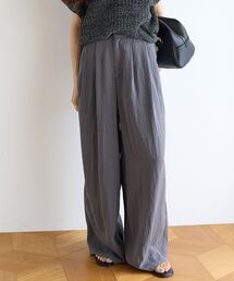 le.coeur blanc | バイオウォッシュタックワイドパンツ(その他パンツ)