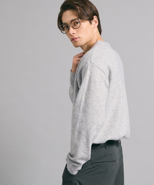 coca(coca)(コカ)の「クルーネックプルオーバーニットトップス(ニット/セーター・メンズ・ブラック/チャコール/レッド/ライトグレー・L/M/XL)」の7枚目の写真