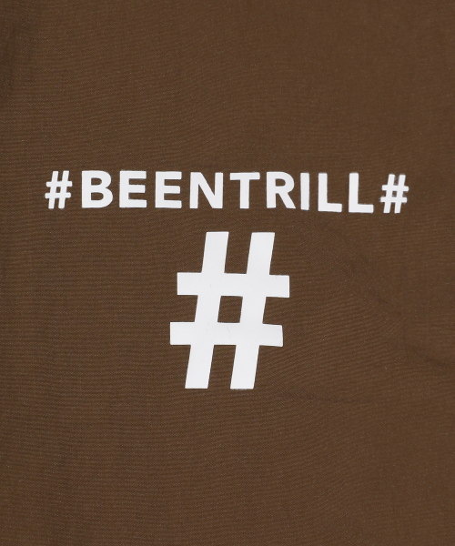 BEENTRILL（ビントリル）の「エッセンシャルスモールロゴウーブンスカート（ブラウン）（スカート・レディース・その他・SMALL/LARGE/MEDIUM）」の3枚目の写真