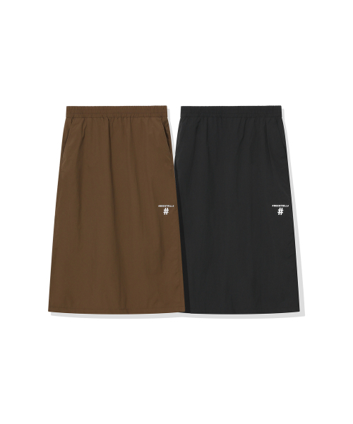 BEENTRILL（ビントリル）の「エッセンシャルスモールロゴウーブンスカート（ブラウン）（スカート・レディース・その他・SMALL/LARGE/MEDIUM）」の4枚目の写真