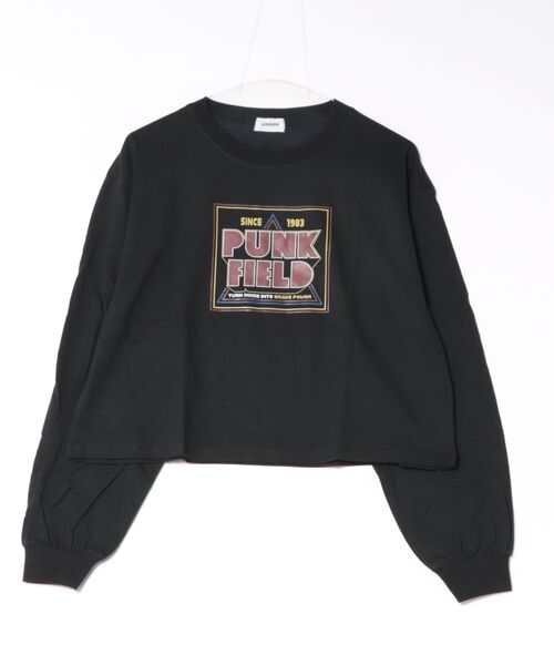 GENERATOR(ジェネレーター)の「GENERATOR/ジェネレーター PUNK FIELD L/S Tシャツ(Tシャツ/カットソー・レディース・ブラック/チャコールグレー・F)」の2枚目の写真