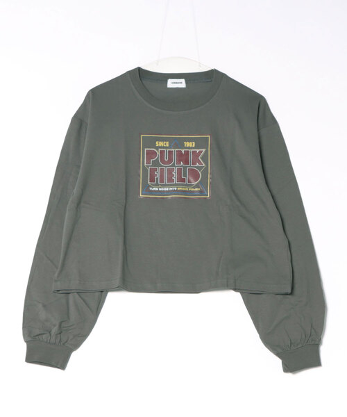 GENERATOR(ジェネレーター)の「GENERATOR/ジェネレーター PUNK FIELD L/S Tシャツ(Tシャツ/カットソー・レディース・ブラック/チャコールグレー・F)」の5枚目の写真