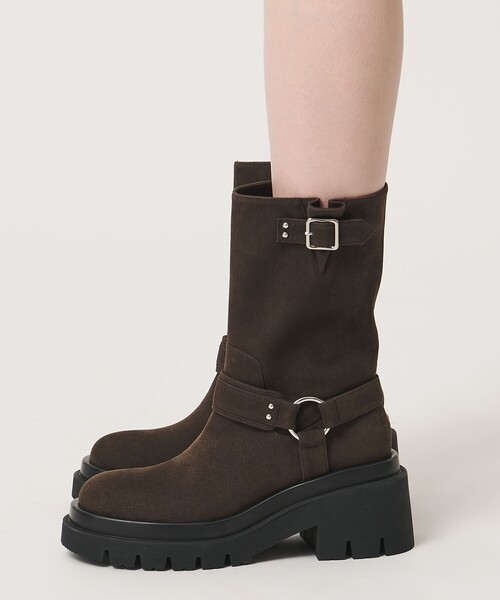 SY UNITED ARROWS(シーユナイテッドアローズ)の「<SY>タンクソールエンジニア ショートブーツ75↑(ブーツ・レディース・ダークブラウン/ブラック・22.5cm/23.5cm/24.5cm/25.5cm)」の15枚目の写真