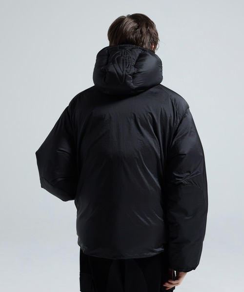 Y-3（ワイスリー）の「Y-3 HOODED PUFFER JACKET（ダウンジャケット/コート・メンズ・ブラック・MEDIUM/SMALL/X-SMALL/X-LARGE）」の3枚目の写真