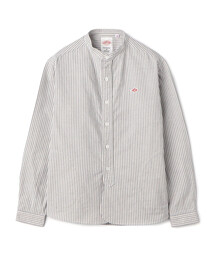 Women's Oxford Band Collar Shirt Pattern
