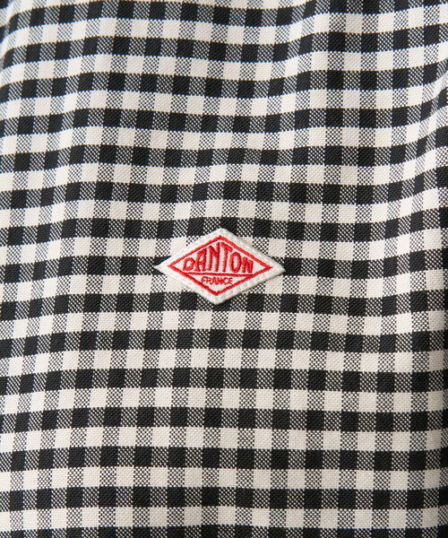 DANTON（ダントン）の「Women's Oxford Band Collar Shirt Pattern（シャツ/ブラウス・レディース・ブルー系その他5/ブラック系その他・36/34/38）」の7枚目の写真